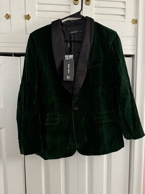 Boys Tuxedo Suit 3 Pieces Formal Slim Fit Velvet Suits Set